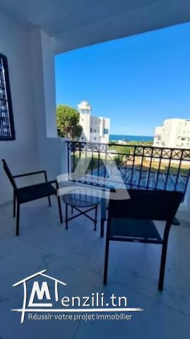 Apprtement richement meublé vue mer