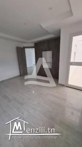 Alouer un appartement s2 avec terrasse a Gammarth