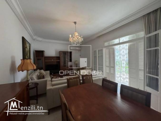 Rez-de-chaussée de villa meublé à louer – Quartier résidentiel proche lycée Flaubert