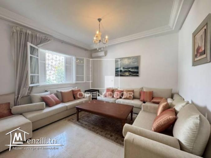 Rez-de-chaussée de villa meublé à louer – Quartier résidentiel proche lycée Flaubert