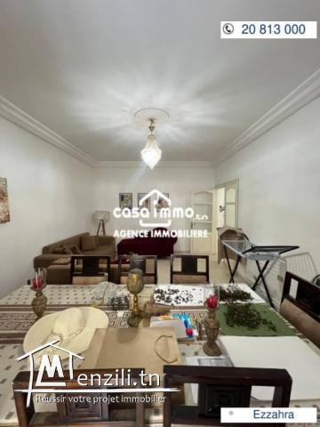 A vendre appartement S3 à Ezzahra avec jardin et terrasse