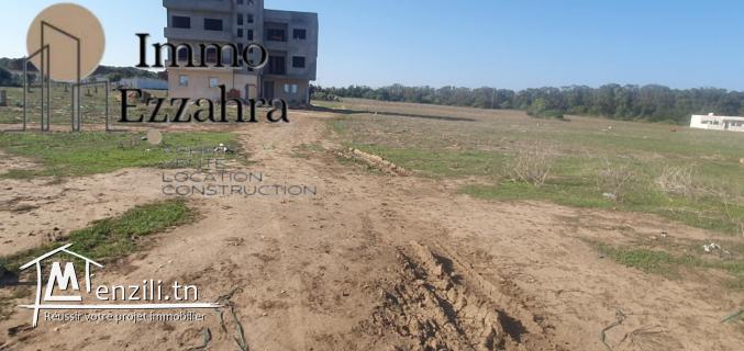 Terrain à vendre 400m de la plage Ezzahra Kélibia