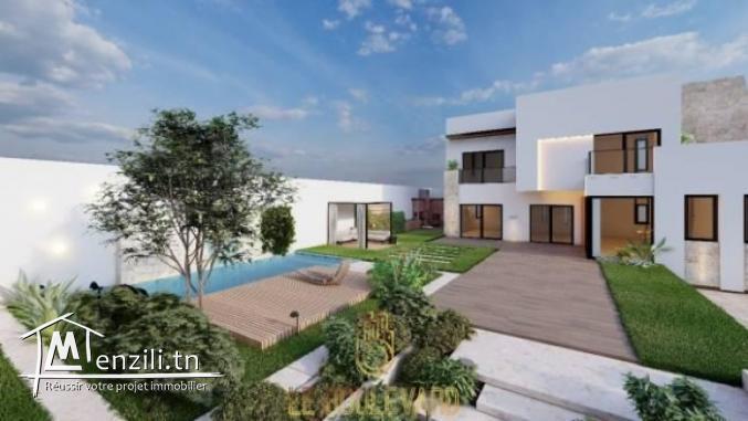 A vendre Maison de compagne S4 avec piscine à Bir Bouregba Hammamet