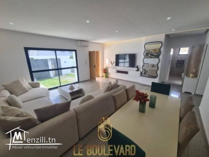 A louer Villa S3 avec jardin à hammamet