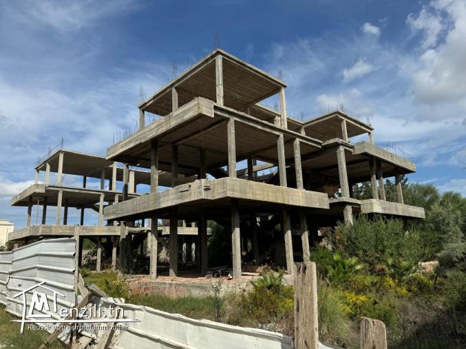 Projet immobilier inachevé à choutrana 2 soukra