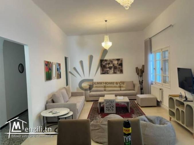 Location d'une villa avec jardin au rez de chaussée