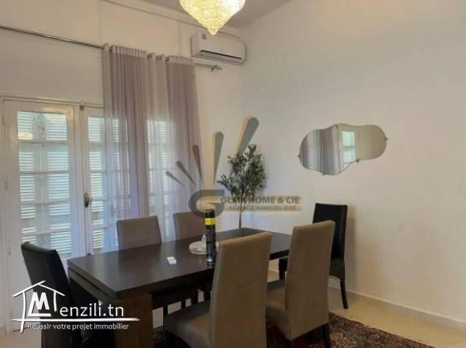 Location d'une villa avec jardin au rez de chaussée