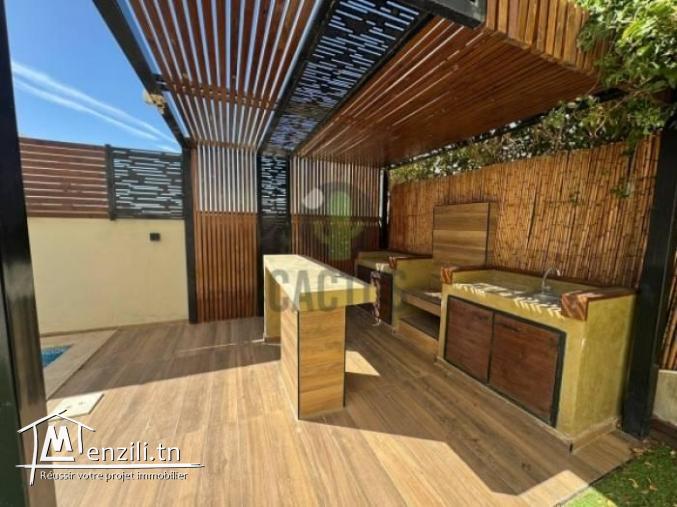 À vendre S2 avec piscine privée à cité el wafaNabeul.