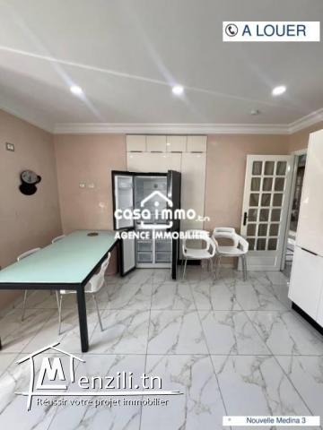 A louer étage de villa S3  haut standing à médina jadida 3