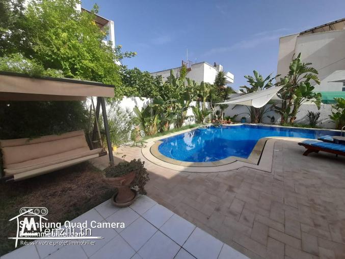 villa s+3 avec piscine a vendre