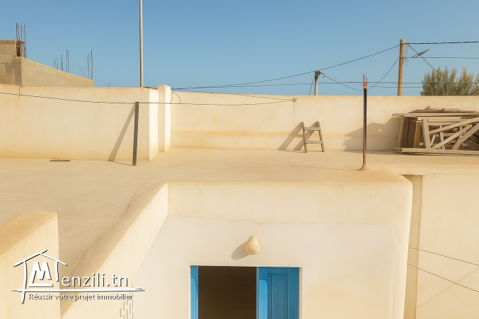 Maison + studio à Ain jloula kairouan