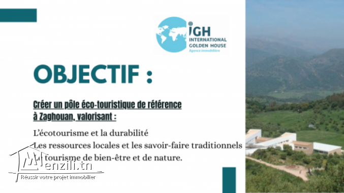 Projet d’Investissement Touristique Écologique – Zaghouan Tunisie
