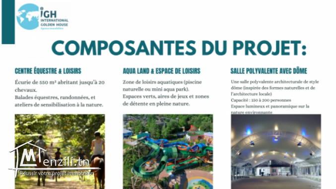 Projet d’Investissement Touristique Écologique – Zaghouan Tunisie