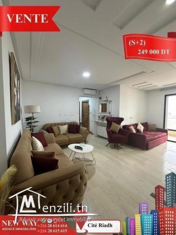 (S+2) à Cité Riadh 1 avec Place de Parking