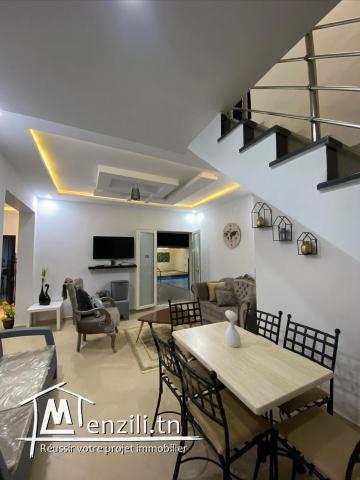 UNE MAISON 4 CHAMBRES AVEC PISCINE SITUEE A TEZDAINE PROCHE MOSQUEE KHALED IBN WALID