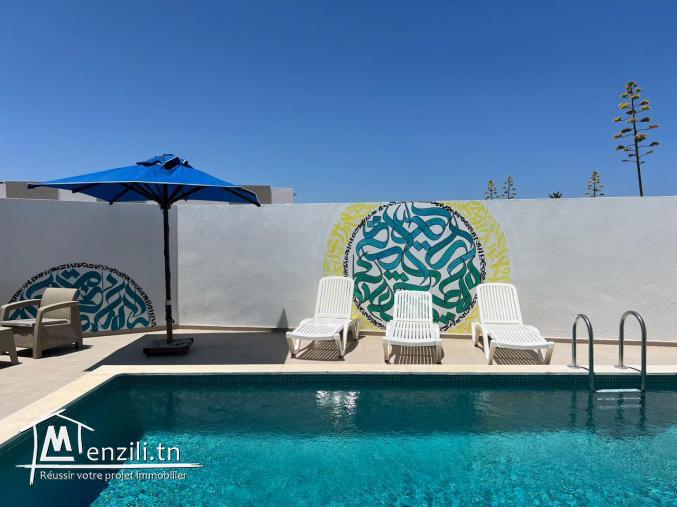A louer , Villa Jardin de mezreya 1 ? Djerba la zone touristique