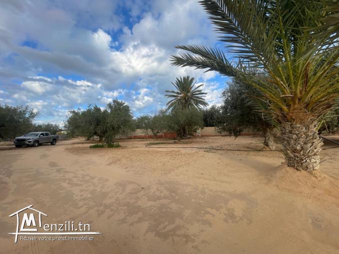 Un ancien Houch 4 suites, en bon état, situé a Aghir