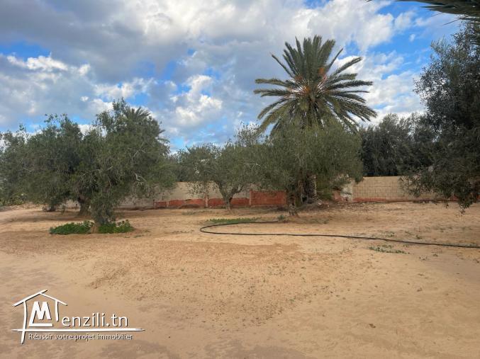 Un ancien Houch 4 suites, en bon état, situé a Aghir
