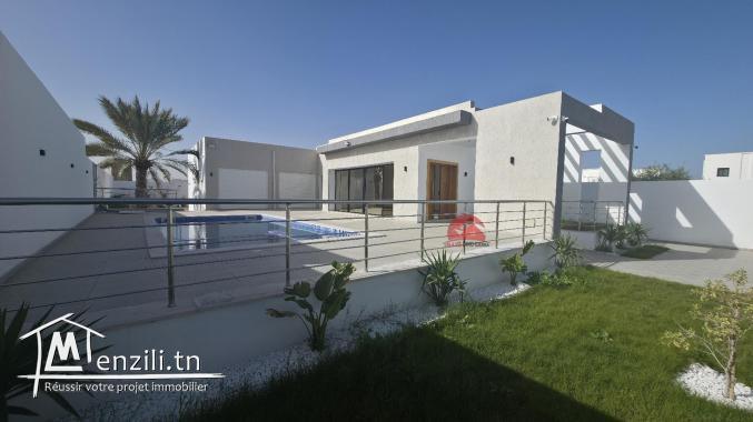 Vente d'une villa neuve avec piscine à Djerba Midoun ZA  V 750