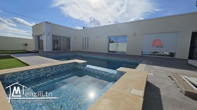 Vente de villa plain pied à Tezdaine Djerba ZA  V 736