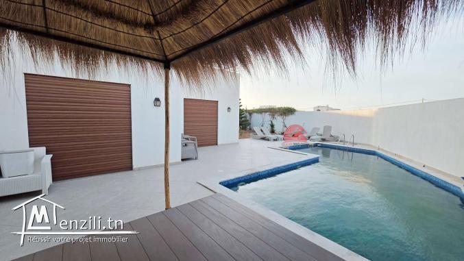 Villa avec piscine à Houmt souk Djerba ZU  V 733