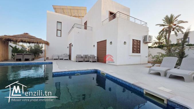 Villa avec piscine à Houmt souk Djerba ZU  V 733