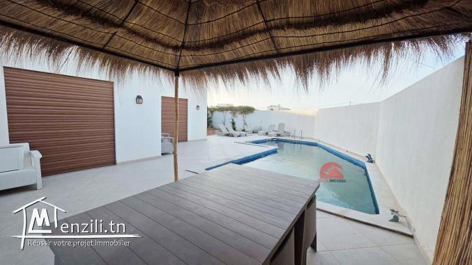 Villa avec piscine à Houmt souk Djerba ZU  V 733