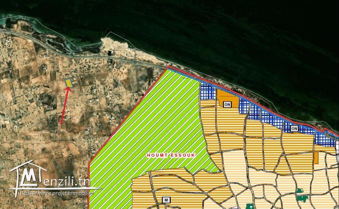 DJERBA, SIDI SALEM Terrain 6 367 m² | Titre Bleu individuel | Prix : 300 000 TND