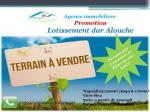lotissements à dar allouch