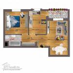 Appartement S+1 de 79 m² à la cité olympique Sousse