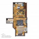 Appartement S+2 de 111 m² à la cité olympique Sousse