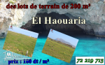 des lots de terrain de 200 m² à El Haouaria