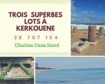 3 superbes lots à Kerkouene