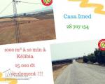 1000 m² à 10 min à Kélibia