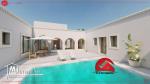 Vente maison djerbienne avec piscine - Houch typique