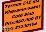 Terrain Isolé 512 m2 Khezama-Ouest Pres du Siab