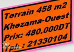 Terrain Isolé 458 m2 Khezama-Ouest Prés Du Siab