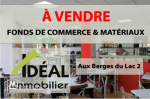 A vendre fonds de commerce & matériaux au Lac 2