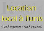 Location local commercial à La Marsa