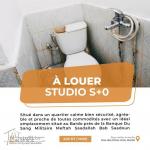 Studio S+0 À Louer au Bardo
