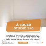 Studio S+0 À Louer au Bardo