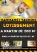 600m² d'un lotissement de hammamet sud