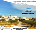 terrain a vendre de  hamammet yasmine