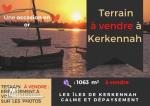 Iles kerkennah :  à vendre  un terrain de  1063m (à voir sur les photos)