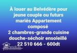 A louer au Belvédère