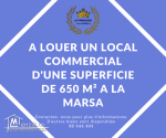 Location - Local commercial de 650m²