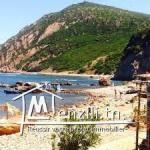 terrain vue sur mer à Melloula Tabarka