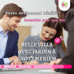 Belle villa avec jardin et garage à vendre à chott meriem