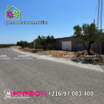 un lot de terrain clôturé de 5000m² àHergla Sidi Bouali