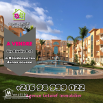 A vendre  S+0 à là résidence Les Dunes à Chatt Meriem